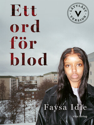 cover image of Ett ord för blod